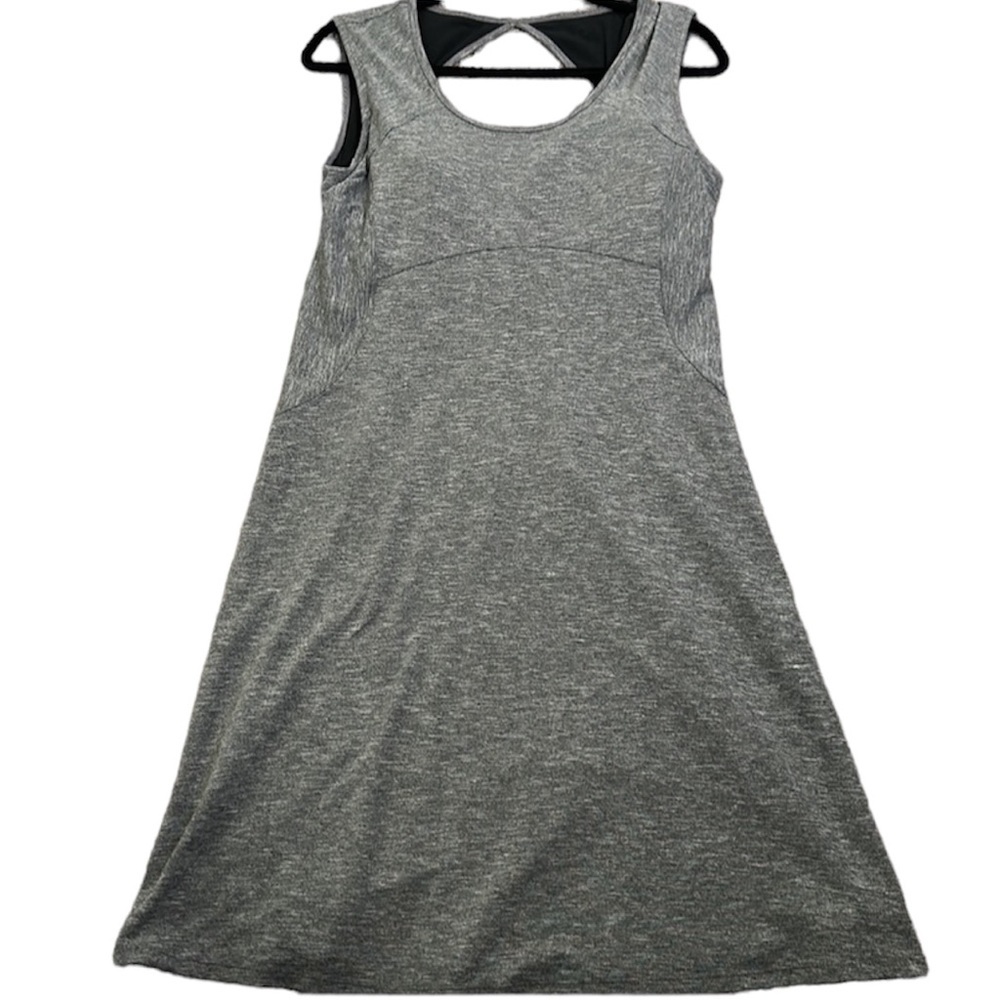 Prana gray mini dress size medium hiking camping - Picture 3 of 12